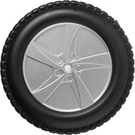 Miniatyrbilde 1 av Sølv/Solid svart Rage 25-delers Dekkformet Verktøysett