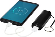 Miniatyrbilde 5 av Hvit Span 1200 mAh Powerbank i Nøkkelring