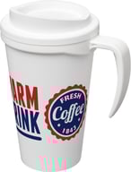 Miniatyrbilde 4 av Blå/Hvit Americano® Grande 350 ml  Keramisk Kopp