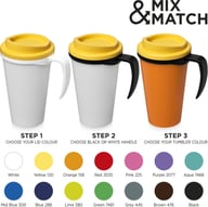 Miniatyrbilde 6 av Blå/Hvit Americano® Grande 350 ml  Keramisk Kopp