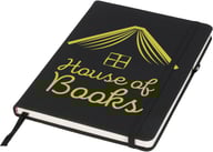 Miniatyrbilde 4 av Solid svart Noir Medium PU-Lær Notatbok