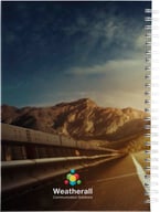 Miniatyrbilde 1 av Hvit Desk-Mate® A5 Udatert Dagbok med Hardt Omslag