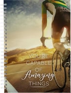 Miniatyrbilde 2 av Hvit Desk-Mate® A5 Udatert Dagbok med Hardt Omslag