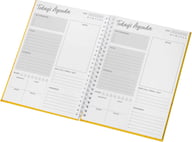 Miniatyrbilde 3 av Hvit Desk-Mate® A5 Notatbok med Hardt Omslag