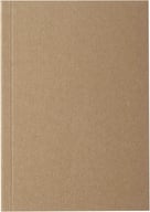 Miniatyrbilde 1 av Naturhvit Novella Austen A6 Resirkulert Kraftpapir Notatbok med Mykt Omslag