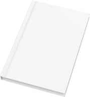 Miniatyrbilde 2 av Hvit Novella Brontë blank A5 notatbok med hardt omslag, 100 ark