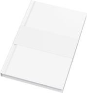 Miniatyrbilde 3 av Hvit Novella Brontë blank A5 notatbok med hardt omslag, 100 ark