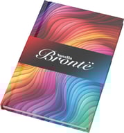 Miniatyrbilde 4 av Hvit Novella Brontë blank A5 notatbok med hardt omslag, 100 ark
