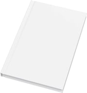 Miniatyrbilde 2 av Hvit Novella Brontë matt A5 notatbok med hardt omslag, 100 ark