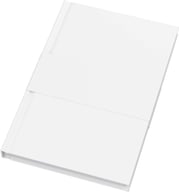 Miniatyrbilde 3 av Hvit Novella Brontë matt A5 notatbok med hardt omslag, 100 ark