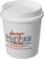 Miniatyrbilde 3 av Hvit Americano® Switch 200 ml 360° Lokk Plastkopp