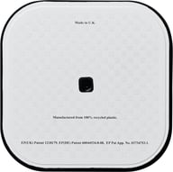 Miniatyrbilde 1 av Solid svart Brite-Mat® Resirkulert Firkantet Glassbrikke