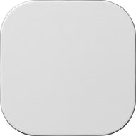 Miniatyrbilde 1 av Solid svart Brite-Mat® Resirkulert Firkantet Glassbrikke