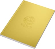 Miniatyrbilde 5 av Gull Novella Austen resirkulert A5 notatbok med mykt omslag – 100 ark