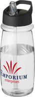 Miniatyrbilde 2 av Transparent/Blå H2O Active® Pulse 600 ml Tut Lokk Sportsflaske