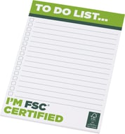 Miniatyrbilde 3 av Hvit Desk-Mate® A5 Notatblokk