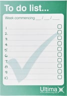 Miniatyrbilde 2 av Hvit Desk-Mate® A6 Notatblokk