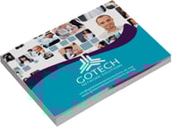 Miniatyrbilde 1 av Hvit Kombinasjonssett Lapper og Markører med Mykt Omslag