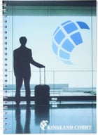 Miniatyrbilde 2 av Hvit Desk-Mate® Wire-o A5 Notisbok med PP-omslag