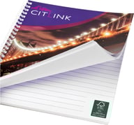 Miniatyrbilde 5 av Hvit Desk-Mate® A5 Notatbok med Spiral