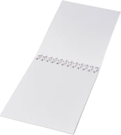 Miniatyrbilde 3 av Hvit Desk-Mate® A6 Notatbok med Spiral