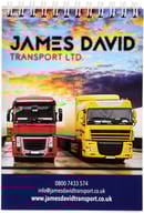 Miniatyrbilde 2 av Hvit Desk-Mate® A6 Notatbok med Spiral