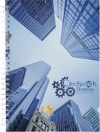 Miniatyrbilde 2 av Hvit Wire-o A5 Notisbok Hardt Omslag