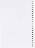 Miniatyrbilde 1 av Hvit Desk-Mate® A4 Notatbok med Syntetisk Perm