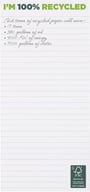 Miniatyrbilde 1 av Hvit Desk-Mate® Resirkulert 1/3 A4 Notatblokk