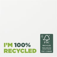 Miniatyrbilde 1 av Hvit Sticky-Mate® Resirkulerte Klistrelapper 75 x 75 mm