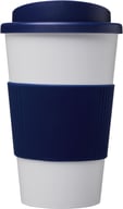 Miniatyrbilde 1 av Blå/Hvit Americano® 350 ml Termokopp med Silikongrep