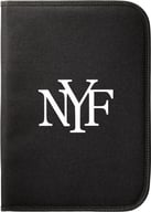 Miniatyrbilde 5 av Solid svart Berkeley A4 Dokumentmappe med Glidelås