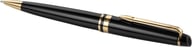 Miniatyrbilde 2 av Solid svart/Gull Waterman Expert Blått Blekk Kulepenn