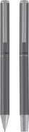 Miniatyrbilde 2 av Grå Luxe Lucetto Resirkulert Aluminium Sort Blekk Pennesett