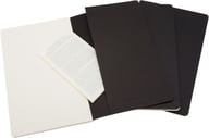 Miniatyrbilde 3 av Solid svart Moleskine Cahier Journal PK Linjert Notatbok