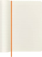 Miniatyrbilde 3 av Mellomblå Moleskine VEGEA® Capri L Linjert Notatbok med Mykt Omslag