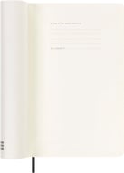 Miniatyrbilde 3 av Solid svart Moleskine 12M Kalender L med Dagsoversikt med Mykt Omslag