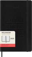 Miniatyrbilde 6 av Solid svart Moleskine 12M Kalender L med Dagsoversikt med Mykt Omslag