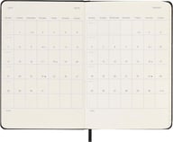 Miniatyrbilde 5 av Solid svart Moleskine 12M Kalender med Dagsoversikt med Hardt Omslag
