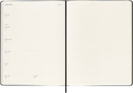 Miniatyrbilde 4 av Solid svart Moleskine 12M Kalender XL med Ukesformat med Hardt Omslag