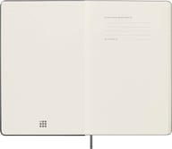 Miniatyrbilde 3 av Solid svart Moleskine 12M Kalender L med Ukesoversikt uten Datoer med Hardt Omslag
