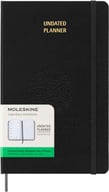 Miniatyrbilde 7 av Solid svart Moleskine 12M Kalender L med Ukesoversikt uten Datoer med Hardt Omslag