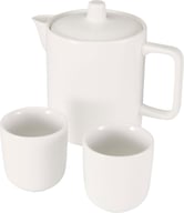 Miniatyrbilde 2 av Hvit Seasons Suki sett med tekanne og kopper