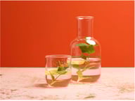 Miniatyrbilde 4 av Transparent Seasons Amelie Sett med Glasskaraffel og Kopp