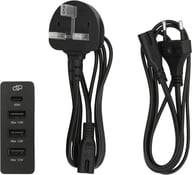 Miniatyrbilde 3 av Solid svart Tekiō ADAPT 72 W PD Resirkulert Plast Ladestasjon