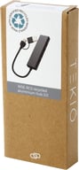 Miniatyrbilde 8 av Solid svart Tekiō Rise RCS Resirkulert Aluminium USB 2.0 Hub