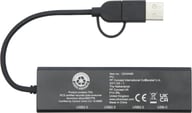 Miniatyrbilde 1 av Solid svart Tekiō Rise RCS Resirkulert Aluminium USB 2.0 Hub