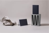 Miniatyrbilde 5 av Beige Karst A5 Notatblokk med Hardt Omslag