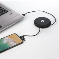 Miniatyrbilde 9 av Solid svart SCX.design C18 Lysende Logo Ladekabel