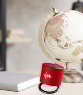 Miniatyrbilde 3 av Refleks blå/Solid svart SCX.design S26 3W Lysende Logo Ring Bluetooth® Høyttaler